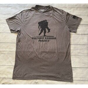 UNDER ARMOUR MENS WOUNDED WARRIOR PROJECT TSHIRT SIZE LARGE Defects